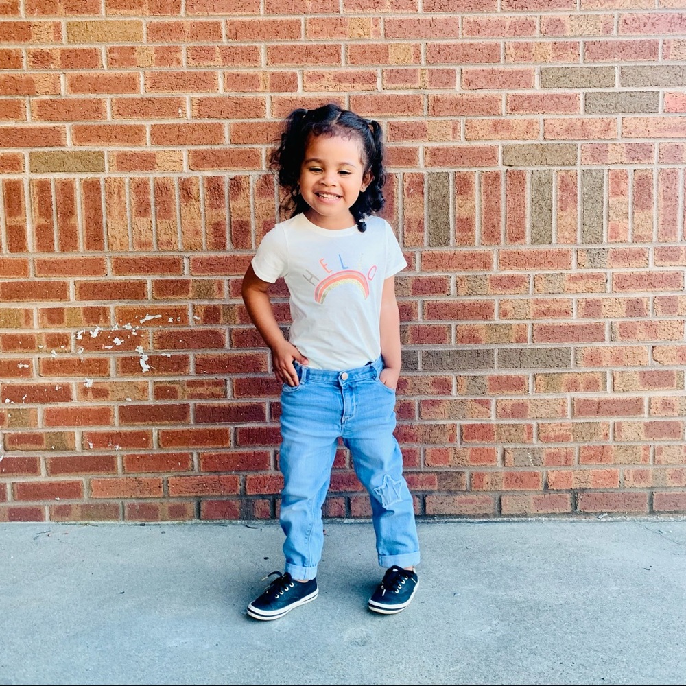 H&M rainbow toddler shirt